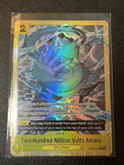 Two Hundred Million Volts Amaru OP05-115 Alt Art One Piece PRB The Best English - Image 1
