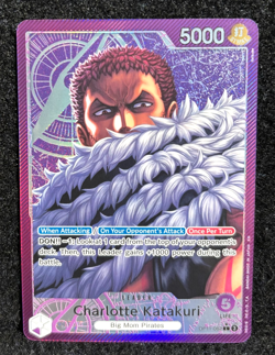 Charlotte Katakuri (062) (Alternate Art) OP11-062 A Fist of Divine Speed Foil - Image 1