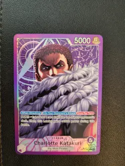 Charlotte Katakuri Leader Alternate Art OP11-062 A Fist of Divine Speed Foil - Image 1