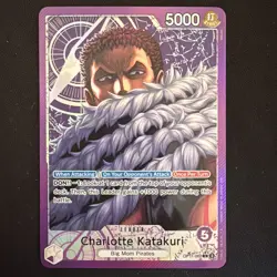 Charlotte Katakuri (062) (Alternate Art) OP11-062 A Fist of Divine Speed Foil - Image 1