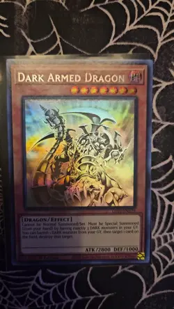 Yu-Gi-Oh! Dark Armed Dragon (Ghost Rare) - Ghosts From the Past Card - Image 2