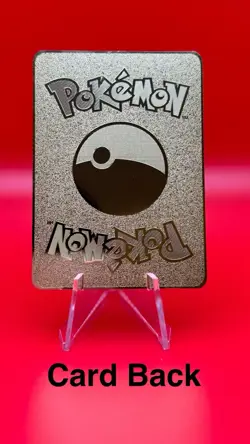 Pikachu Mario & Luigi Full Art 2 Card Set Metal Japanese Pokemon Gift/Display - Image 5