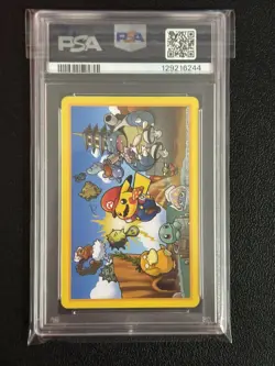 2016 POKEMON PLAYING CARDS MARIO PIKACHU LUIGI JOKER PSA 10 - Image 2