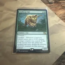 MTG Scythecat Cub Foundations Jumpstart Regular #0024 - Image 1