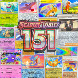 Pokemon Scarlet & Violet 151 Reverse Holographic & Holo Rare Pick Your Card - Image 1