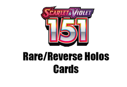 Pokemon TCG SCVI 151 [MEW] Rare Holos + Reverse Holos - Choose your Cards - Image 1