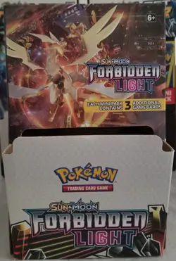 Pokemon Sun & Moon Forbidden Light 3 Card Booster Pack Unweighed 2018 - Image 1
