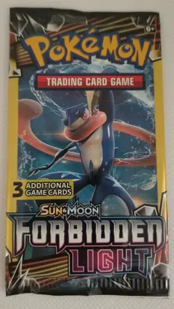 Pokemon Sun & Moon Forbidden Light 3 Card Booster Pack Unweighed 2018 - Image 3