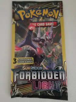 Pokemon Sun & Moon Forbidden Light 3 Card Booster Pack Unweighed 2018 - Image 5