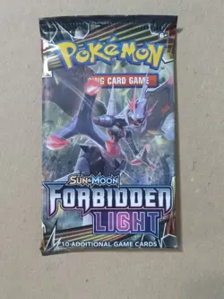 Pokemon TCG Sun & Moon-Forbidden Light Booster Pack - Image 1