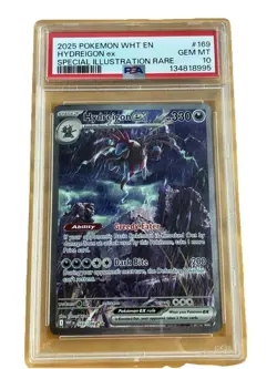 2025 POKEMON WHITE FLARE SIR HYDREIGON EX PSA 10 #134818995 169/086 lowest offer - Image 1