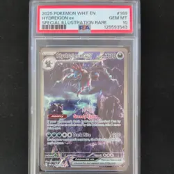 Pokemon 2025 White Flare Hydreigon EX SIR 169/086 PSA 10 - Image 3