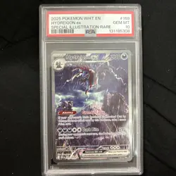 2025 Pokemon White Flare HYDREIGON EX 169/086 SIR PSA GEM MINT 10 - Image 1