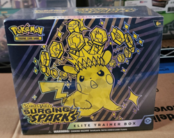 Pokemon TCG Scarlet and Violet Surging Sparks Elite Trainer Box ETB New-Sealed - Image 1