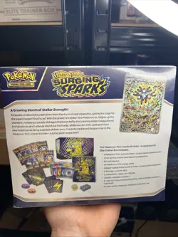 Pokemon TCG Scarlet & Violet Surging Sparks ETB Elite Trainer Box New Sealed - Image 2