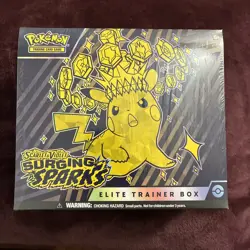 Pokemon TCG Scarlet & Violet Surging Sparks Elite Trainer Box ETB New/Sealed - Image 1
