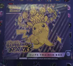 Pokemon TCG Scarlet and Violet Surging Sparks Elite Trainer Box ETB New-Sealed - Image 1