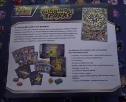 Pokemon TCG Scarlet and Violet Surging Sparks Elite Trainer Box ETB New-Sealed - Image 2
