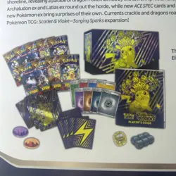 Pokemon TCG Scarlet & Violet Surging Sparks Elite Trainer Box ETB New/Sealed - Image 3