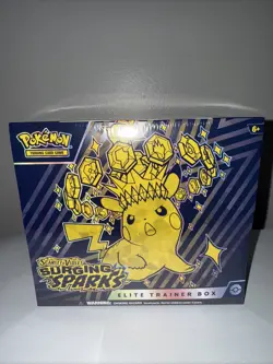 Pokemon TCG Scarlet And Violet Surging Sparks Elite Trainer Box ETB New Sealed - Image 1