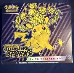 Pokemon TCG Scarlet And Violet Surging Sparks Elite Trainer Box ETB New/Sealed - Image 1