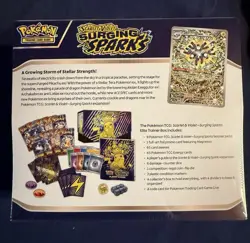 Pokemon TCG Scarlet And Violet Surging Sparks Elite Trainer Box ETB New/Sealed - Image 2