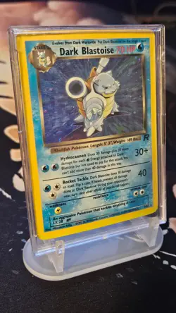 Dark Blastoise 3/82 Holo Rare Team Rocket Vintage Card WOTC Pokemon TCG - Image 1