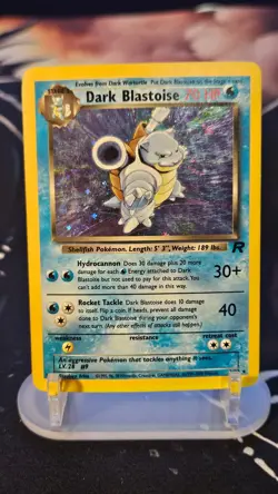 Dark Blastoise 3/82 Holo Rare Team Rocket Vintage Card WOTC Pokemon TCG - Image 3
