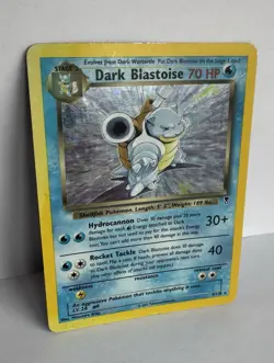 Dark Blastoise 4/110 Holo Rare Legendary Collection Pokemon Card TCG 2002 - Image 1