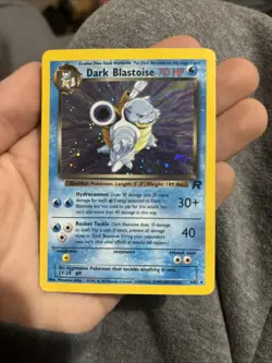 Pokemon TCG Dark Blastoise Holo Rare Card 3/82 Unlimited Edition - Image 1