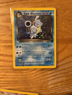 Pokemon TCG Dark Blastoise Holo Rare Card 3/82 Unlimited Edition - Image 1