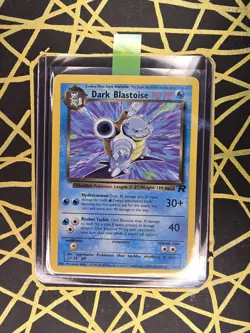 🔥 Dark Blastoise 20/82 🔥 Non Holo Rare Team Rocket Set Pokemon Card WOTC TCG - Image 1