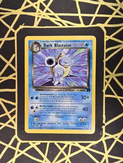 🔥 Dark Blastoise 20/82 🔥 Non Holo Rare Team Rocket Set Pokemon Card WOTC TCG - Image 2