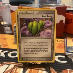 Pokemon EX Ruby & Sapphire 84/109 Lum Berry Card NM - Image 1