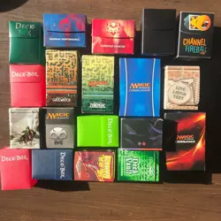 -75 DECK BOX CARD LOT **EMPTY** Magic the Gathering Fat Pack Precon Vintage MTG - Image 2