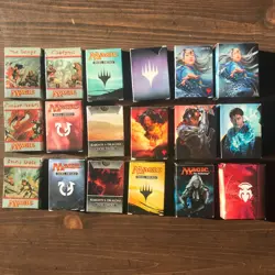 -75 DECK BOX CARD LOT **EMPTY** Magic the Gathering Fat Pack Precon Vintage MTG - Image 3