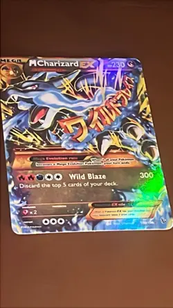 Pokemon TCG Mega M Charizard EX Flashfire Holo Ultra Rare Card 69/106 XY - Image 1