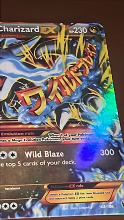 Pokemon TCG Mega M Charizard EX Flashfire Holo Ultra Rare Card 69/106 XY - Image 4
