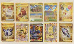 Pokemon Card Lot Collection - Ultra Rare Secret Gold Full Art Break - Image 1