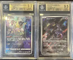 BGS 9.5 Pokemon Card 151 Japanese Mew #183 Mewtwo #183 Ar Art Rare 2Card Set - Image 1