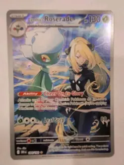 Cynthia's Roserade 184/182 SV10: Destined Rivals Pokemon Card TCG - NM - Image 1