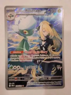 Cynthia's Roserade 184/182 SV10: Destined Rivals Pokemon Card TCG - NM - Image 2