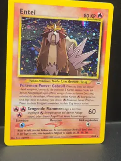 Pokemon Entei Neo Revelation TCG 6/64 Holo Unlimited Rare Card - Image 2