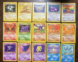 20 Fossil Non Holo Rare Pokemon Cards Near Mint Near Mint - Image 1