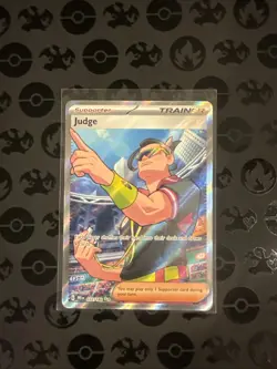 Pokemon TCG Judge 222/182 Destined Rivals Trainer Card - Image 1