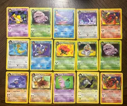 20 Team Rockets Non Holo Rare Pokemon Cards - Image 1