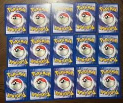 20 Team Rockets Non Holo Rare Pokemon Cards - Image 2