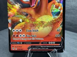 Pokemon TCG Charizard V Darkness Ablaze 019/189 Holo Ultra Rare Card - Image 4