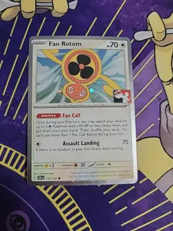 Fan Rotom 118/142 HOLO Play Stamp Prize Pack - NM Pokemon Card - Image 1