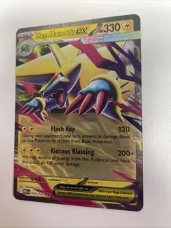Mega Manectric EX 050/132 Mega Evolution Holo Rare Pokemon Card NM Free Shipping - Image 1